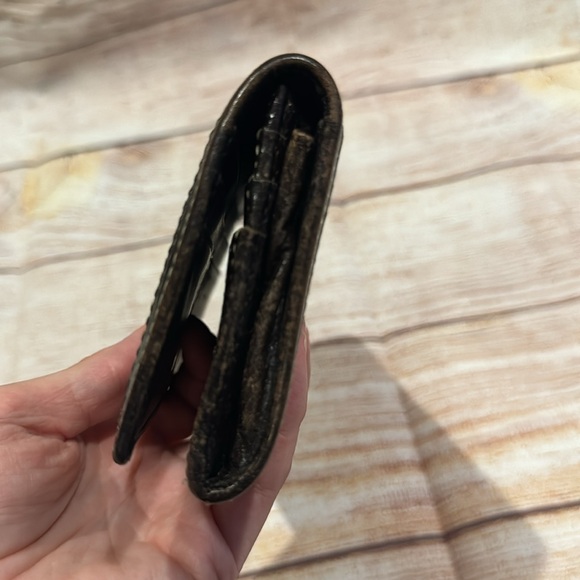 Coach Brown Monogram Long Wallet - Picture 4 of 11